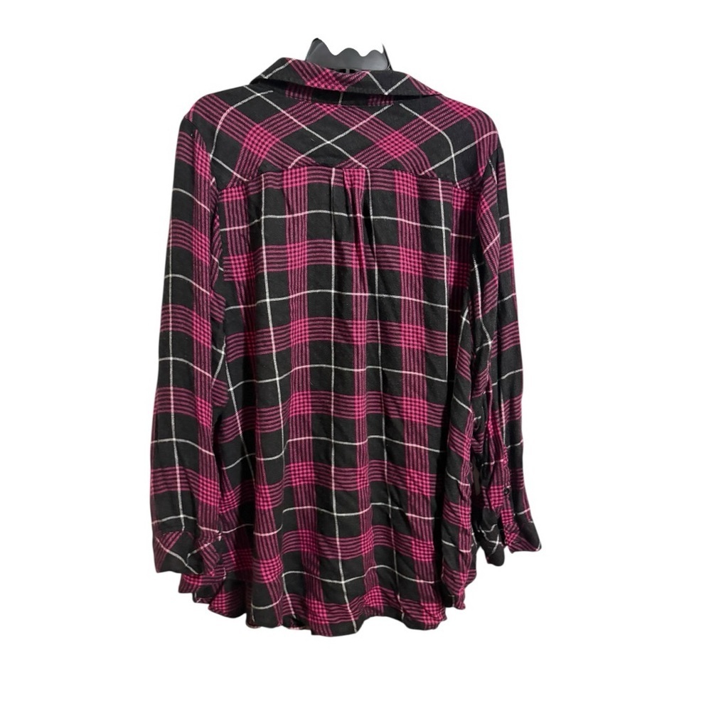 TORRID Lizzie Brushed Rayon Acrylic Button-Up Tunic Shirt I Size: 3XL - Picture 7 of 9